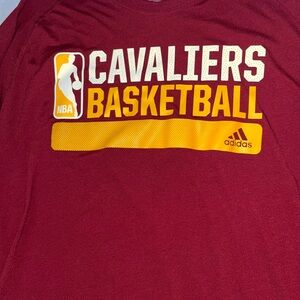 NWOT NBA Adidas Cleveland Cavaliers Athletic Top